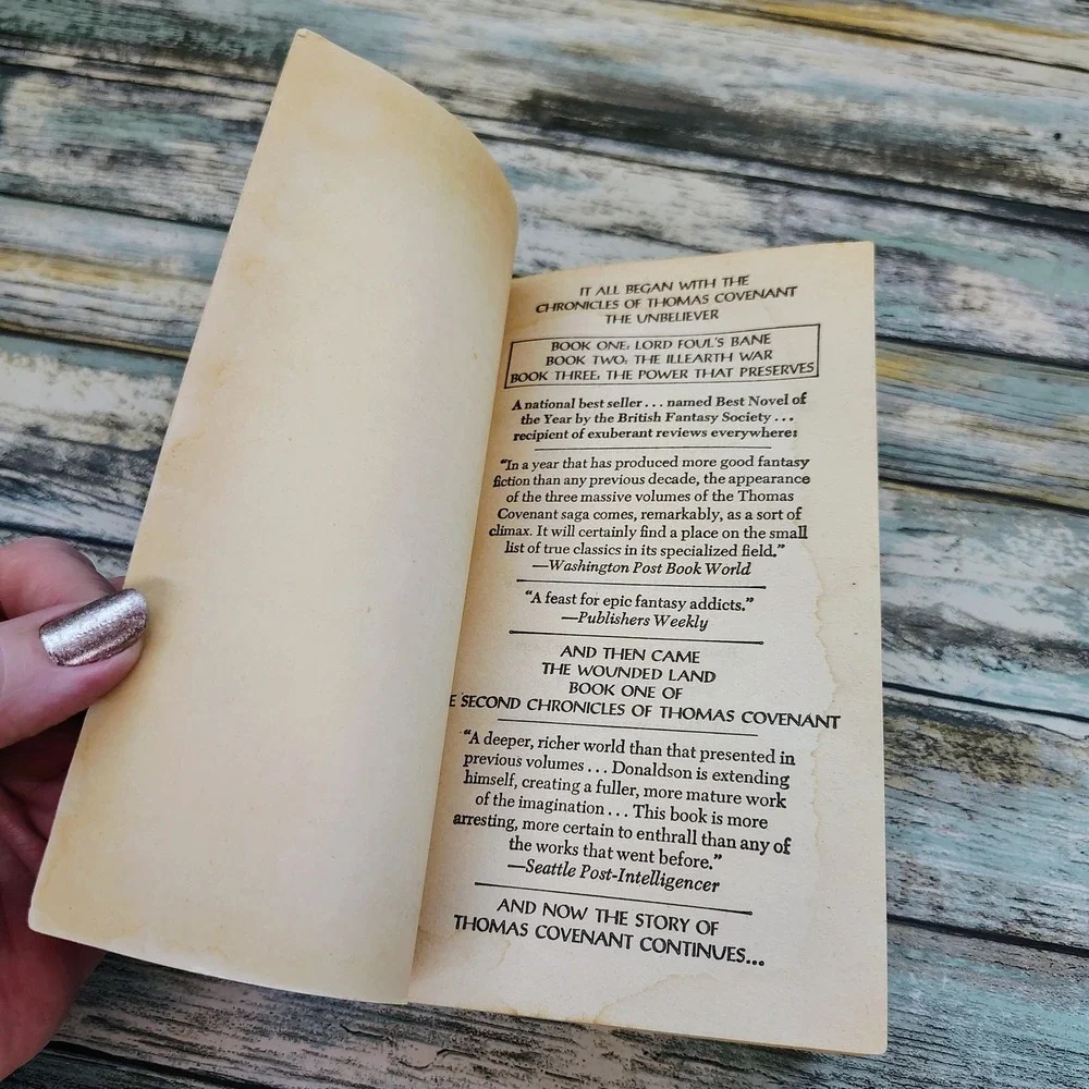 The One Tree by Stephen R. Donaldson (Chronicles of Thomas Covenant) Vtg 1983 PB